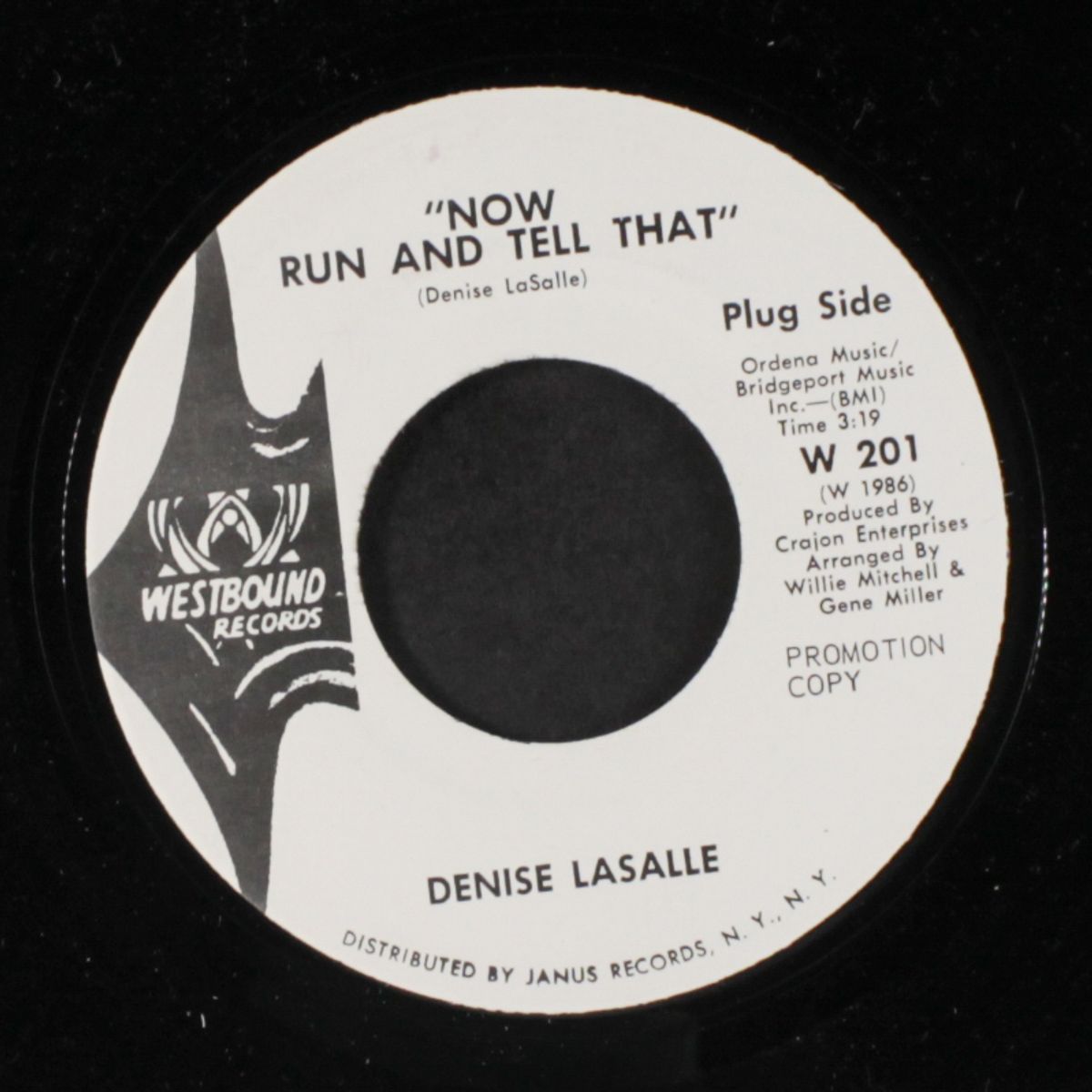 now run and tell that / the deeper i go by DENISE LASALLE
