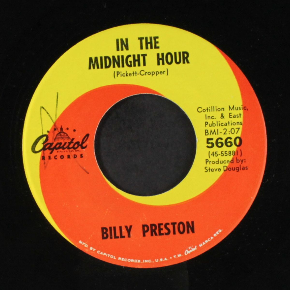in the midnight hour / advice by BILLY PRESTON