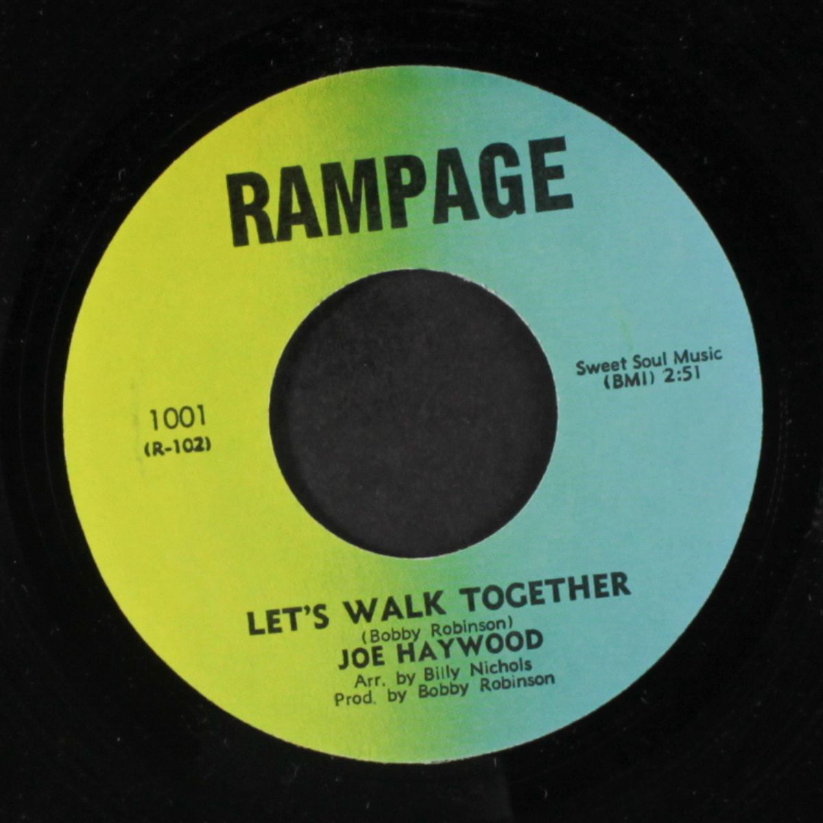 let's walk together / i would if i could by JOE HAYWOOD