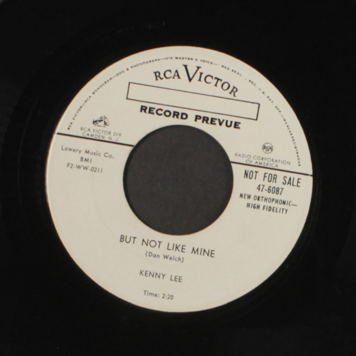 but not like me / you ring a bell with me by KENNY LEE