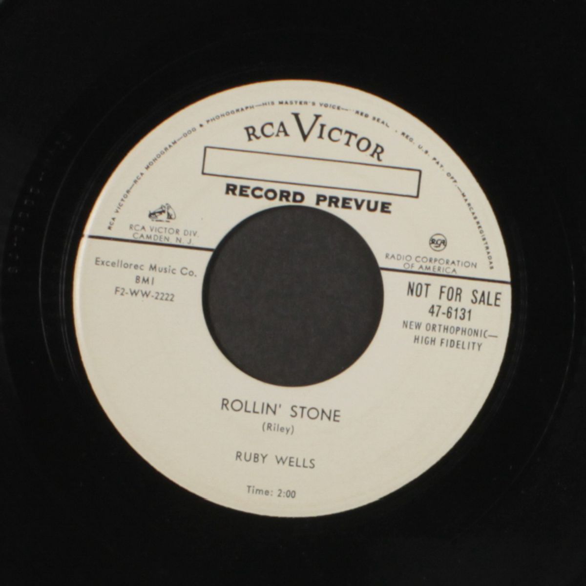 rollin' stone / fighting the blues by RUBY WELLS