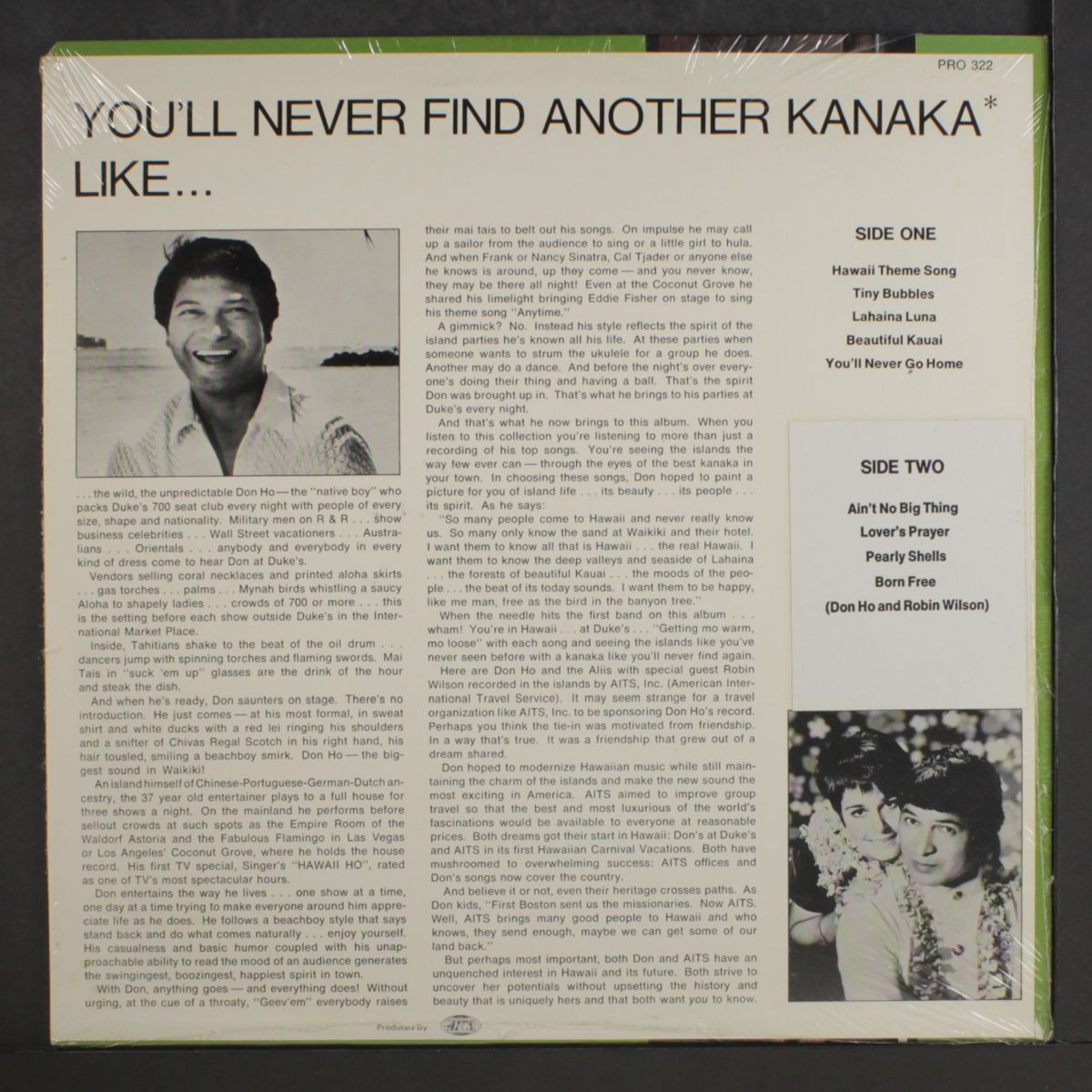 you'll never find another kanaka like by DON HO