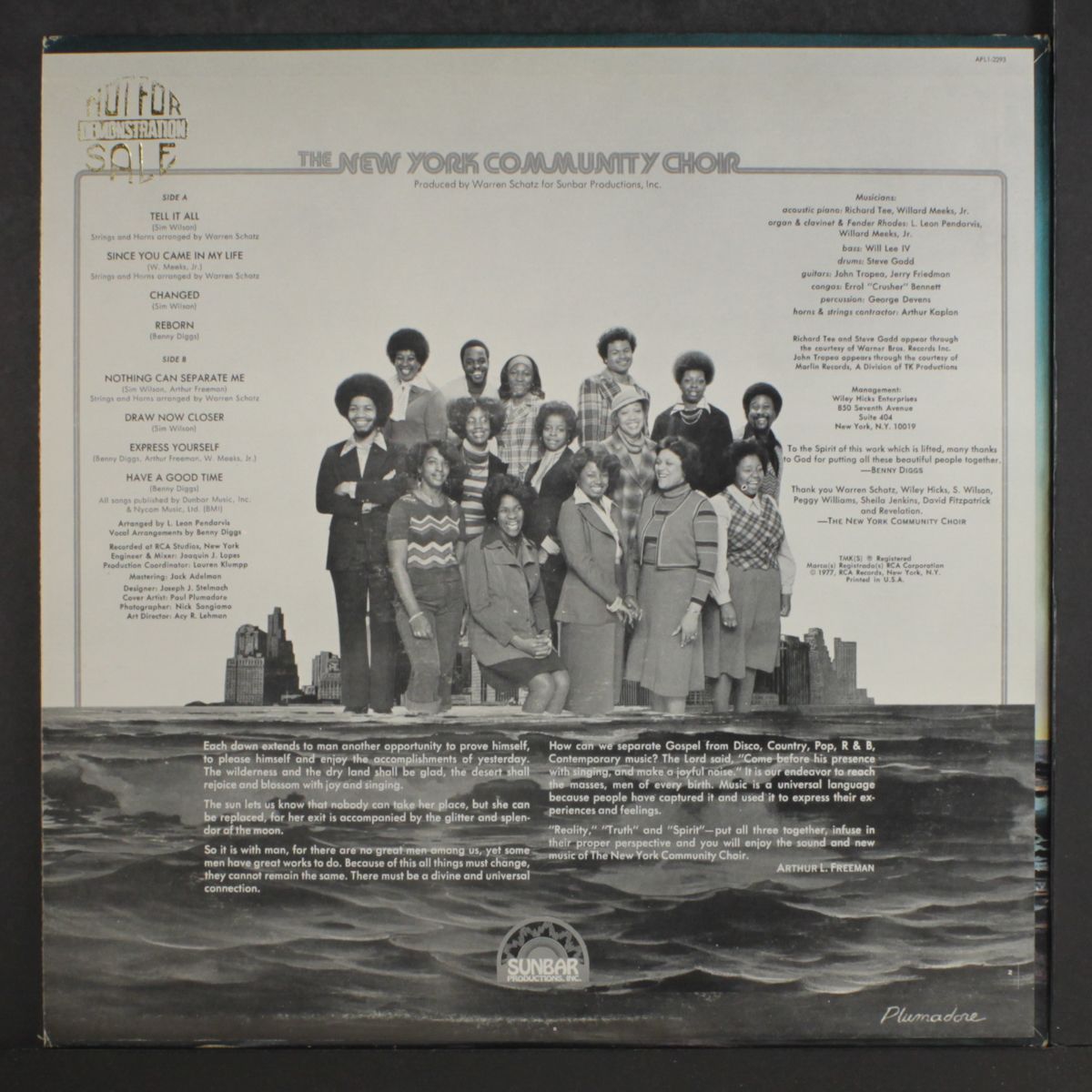 new york community choir by NEW YORK COMMUNITY CHOIR