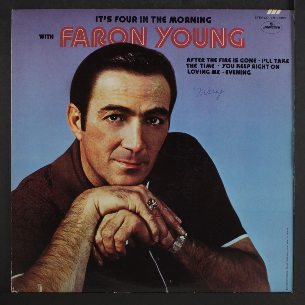it's four in the morning by FARON YOUNG