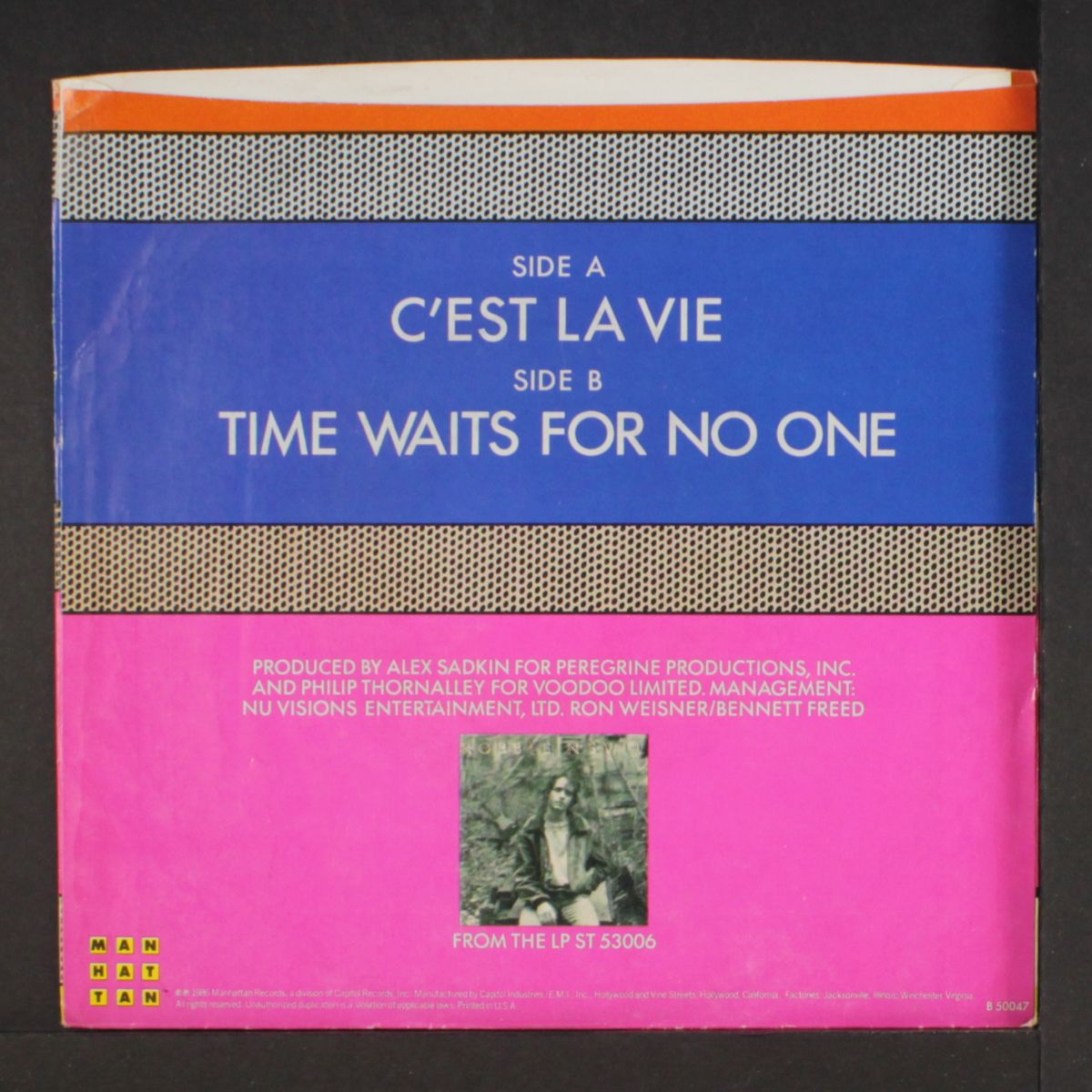c'est la vie / time waits for no one by ROBBIE NEVIL