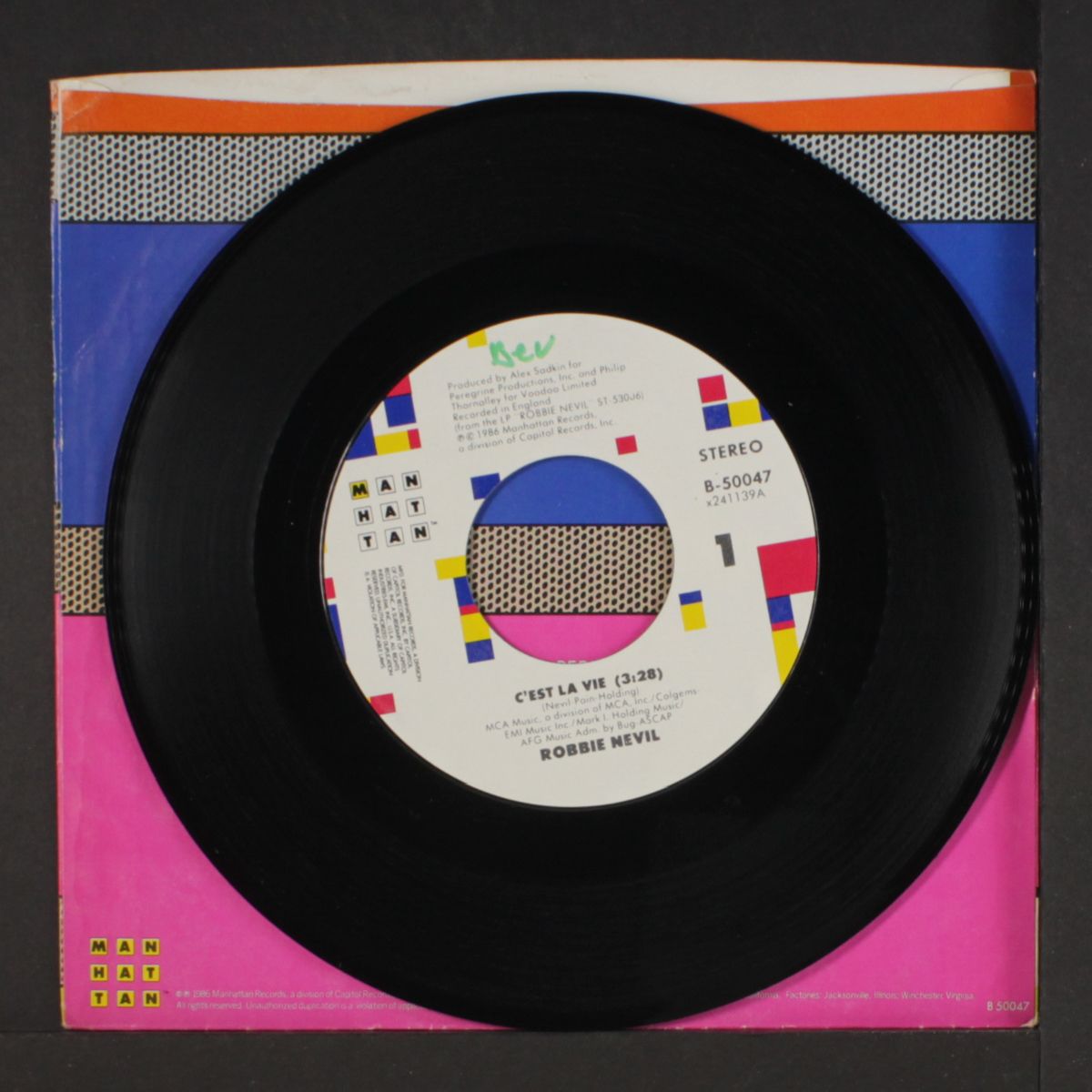 c'est la vie / time waits for no one by ROBBIE NEVIL