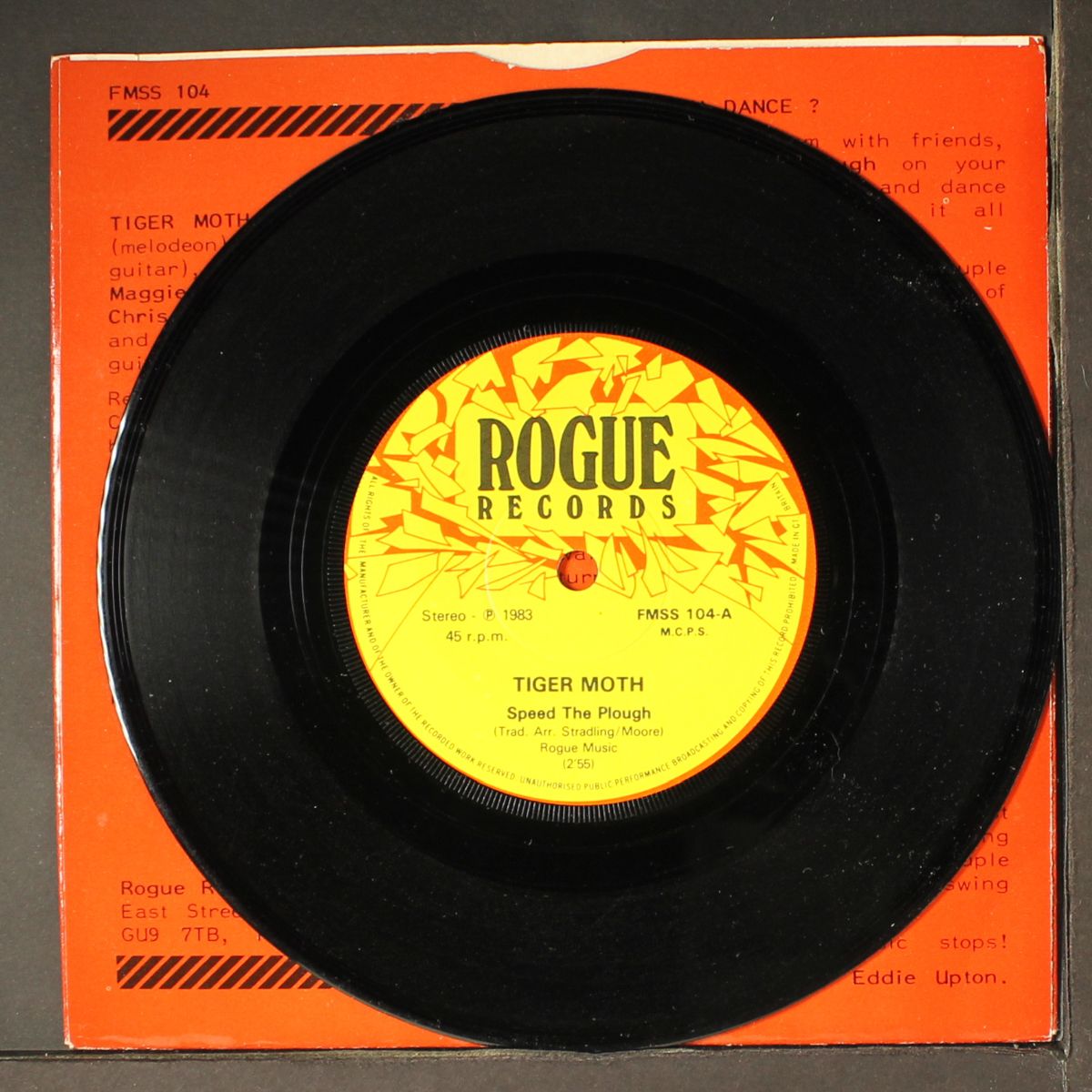 speed the plough / the belfast poker by TIGER MOTH