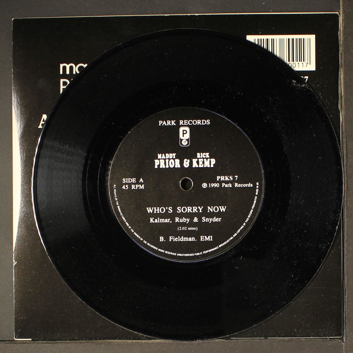 who's sorry now / happy families by MADDY PRIOR & RICK KEMP