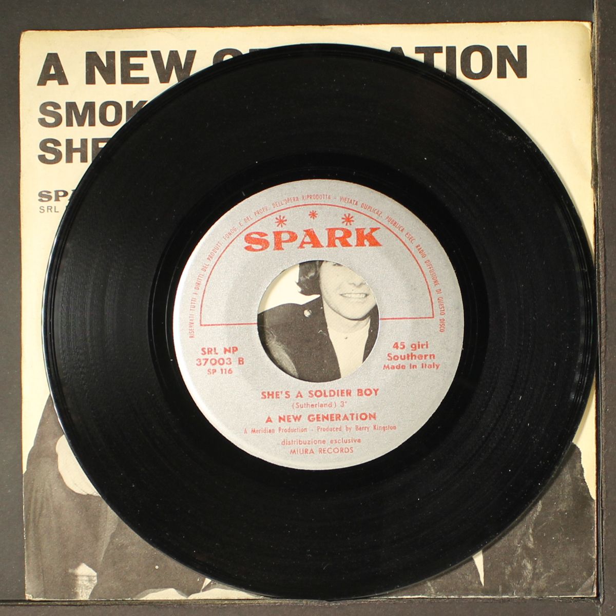 smokey blues away / she's a soldier boy by NEW GENERATION