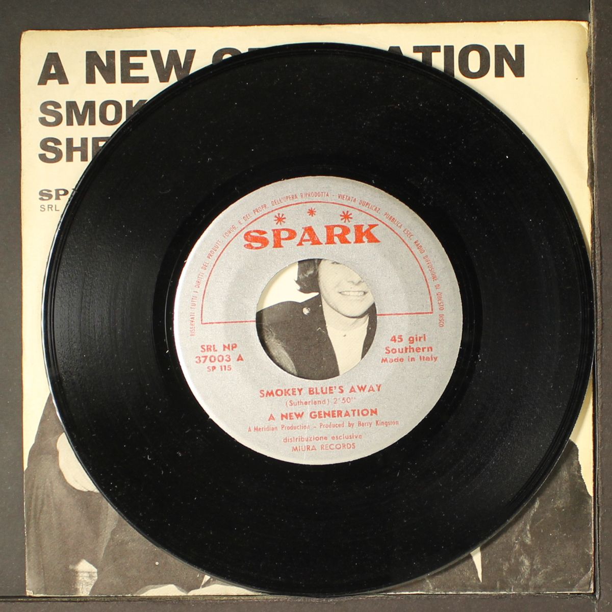 smokey blues away / she's a soldier boy by NEW GENERATION