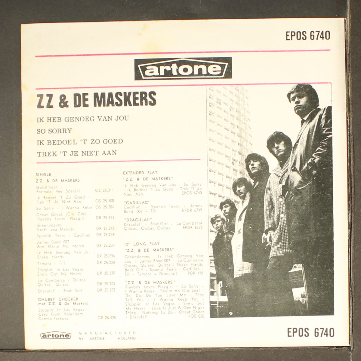 ik heb genoeg van jou + 3 by ZZ & DE MASKERS
