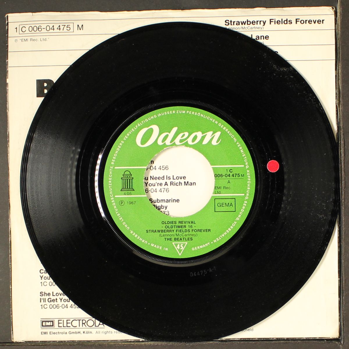 penny lane / strawberry fields forever by BEATLES