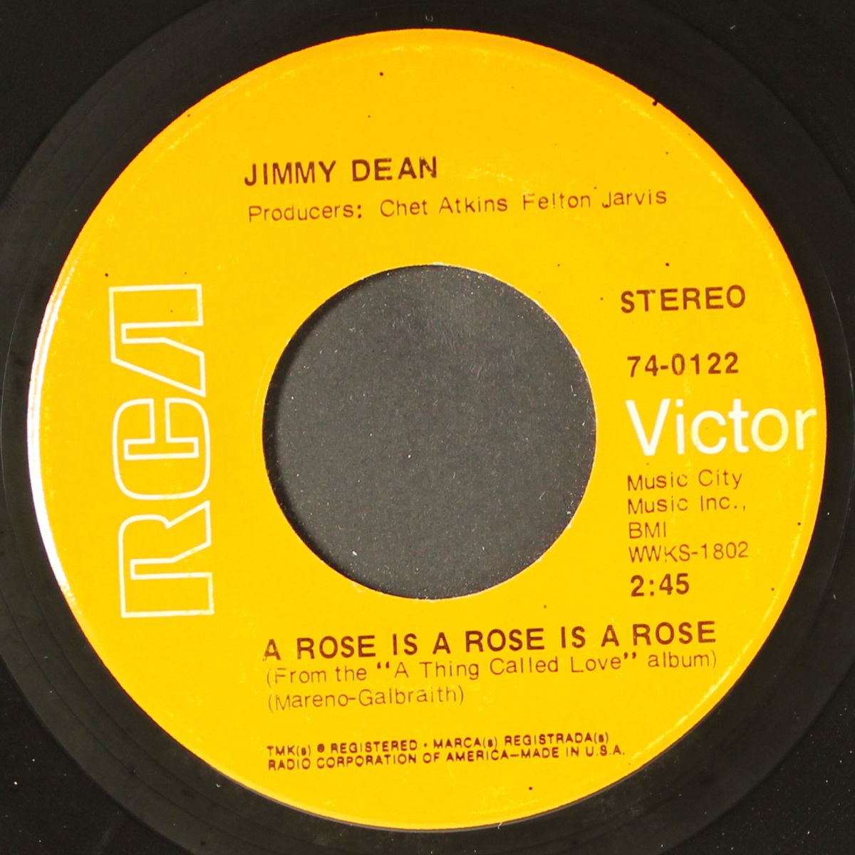 a rose is a rose is a rose by JIMMY DEAN