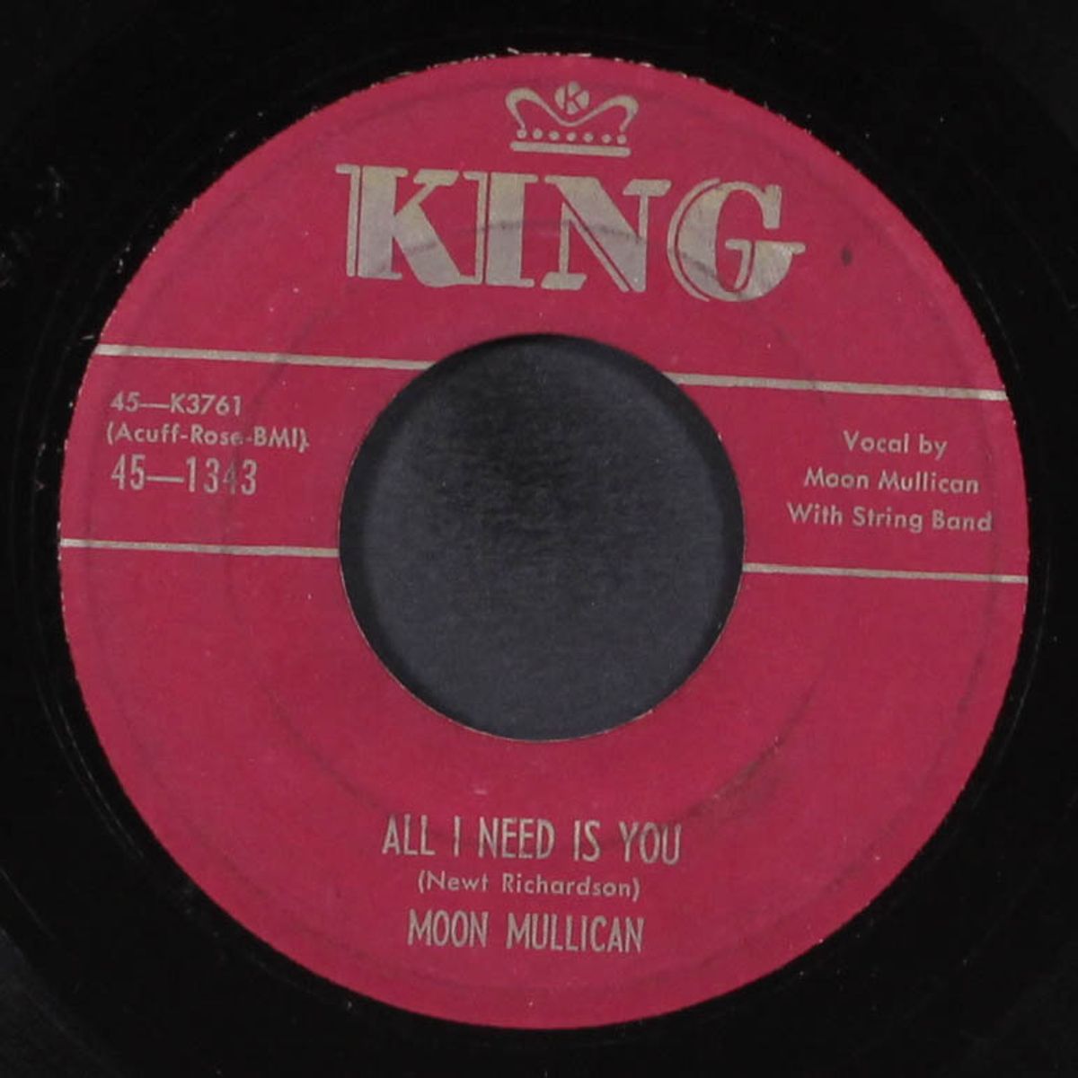 (don't let temptation) turn you 'round / all i need is you by MOON MULLICAN