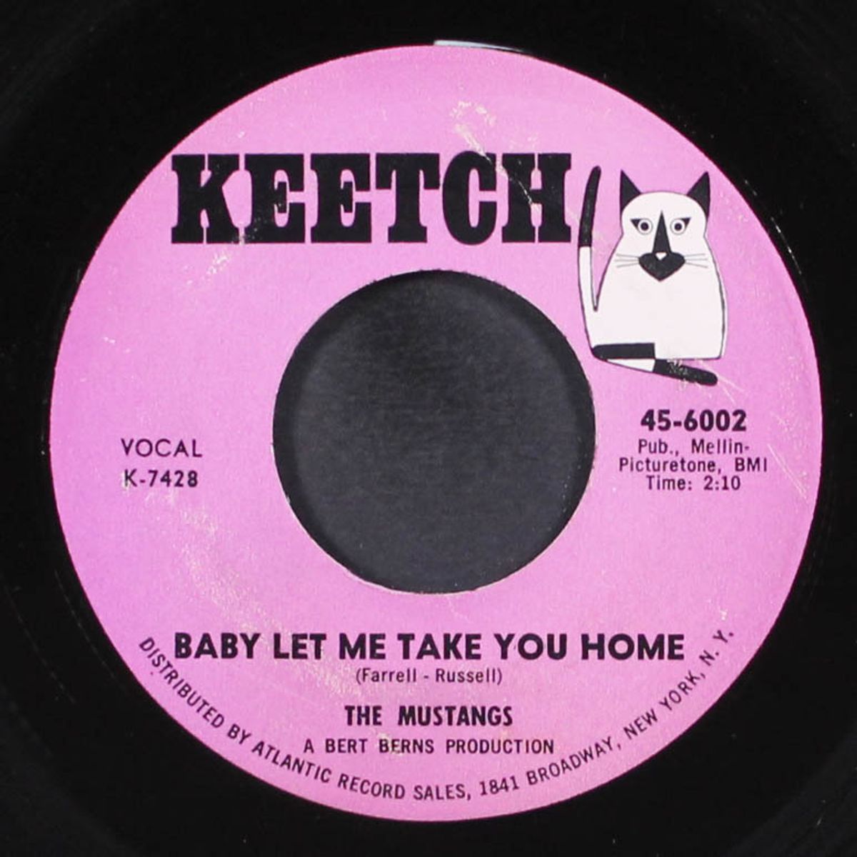 baby let me take you home / davie was a bad boy by MUSTANGS