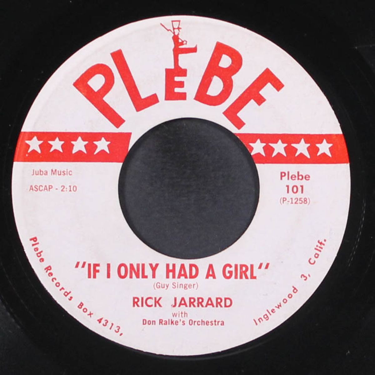 tell me not / if i only had a girl by RICK JARRARD