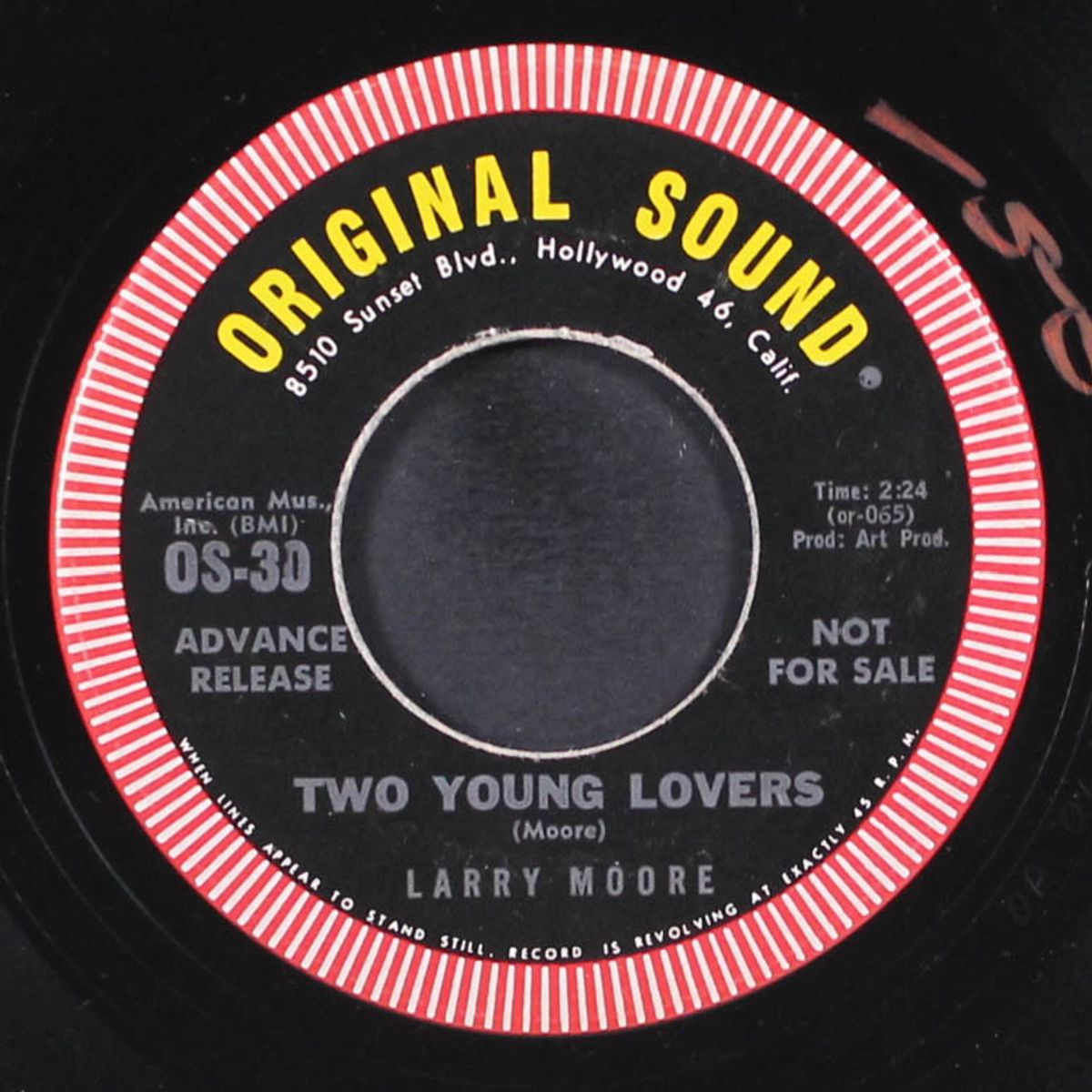 hooray for weekends / two young lovers by LARRY MOORE