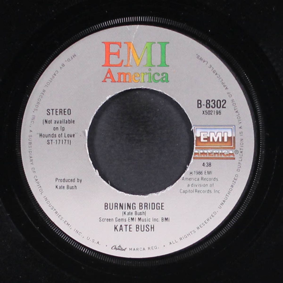 hounds of love / burning bridge by KATE BUSH