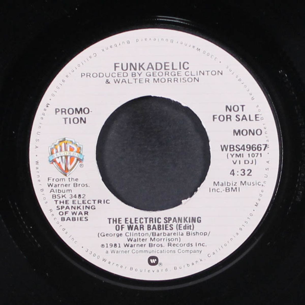 the electric spanking of war babies / instrumental by FUNKADELIC
