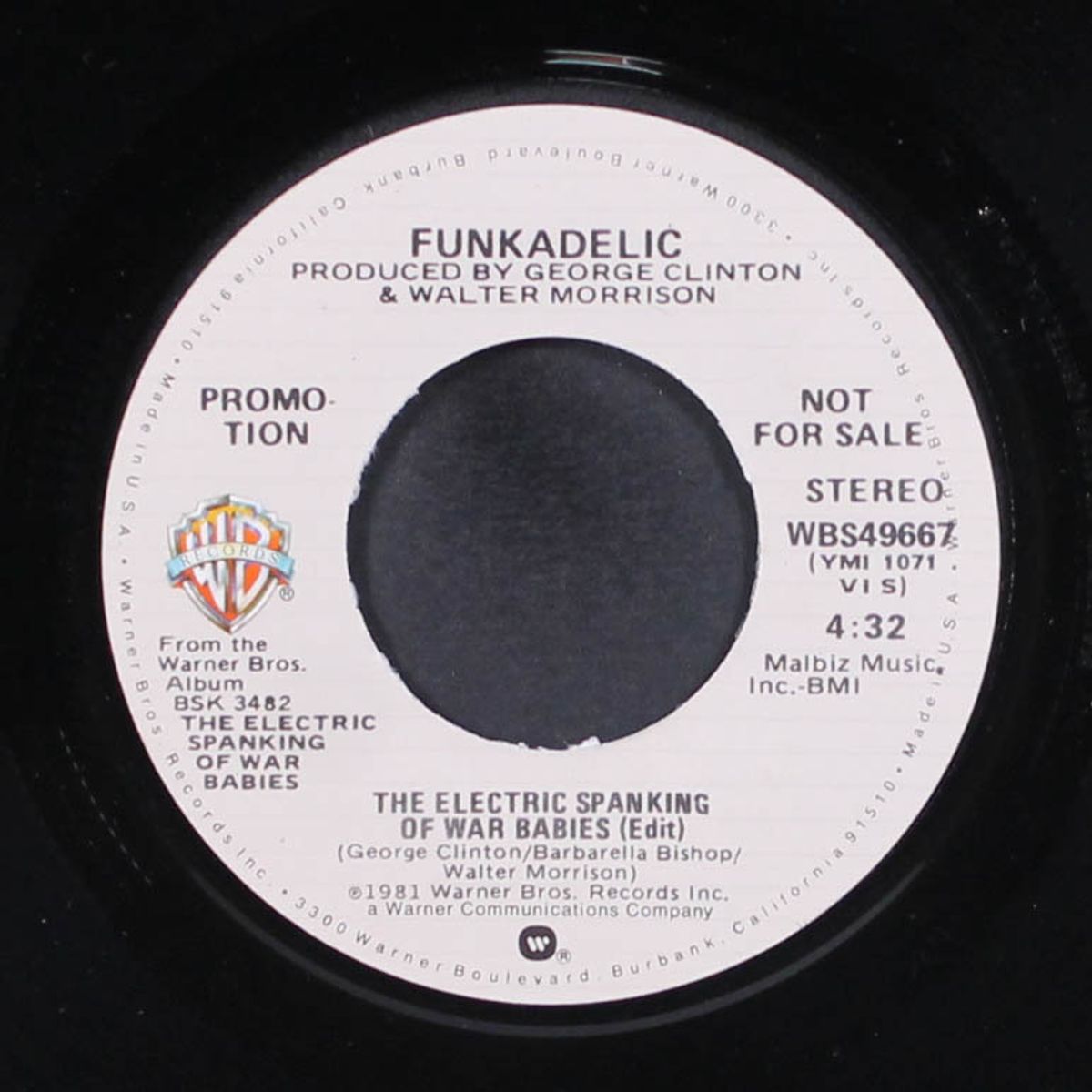 the electric spanking of war babies / instrumental by FUNKADELIC