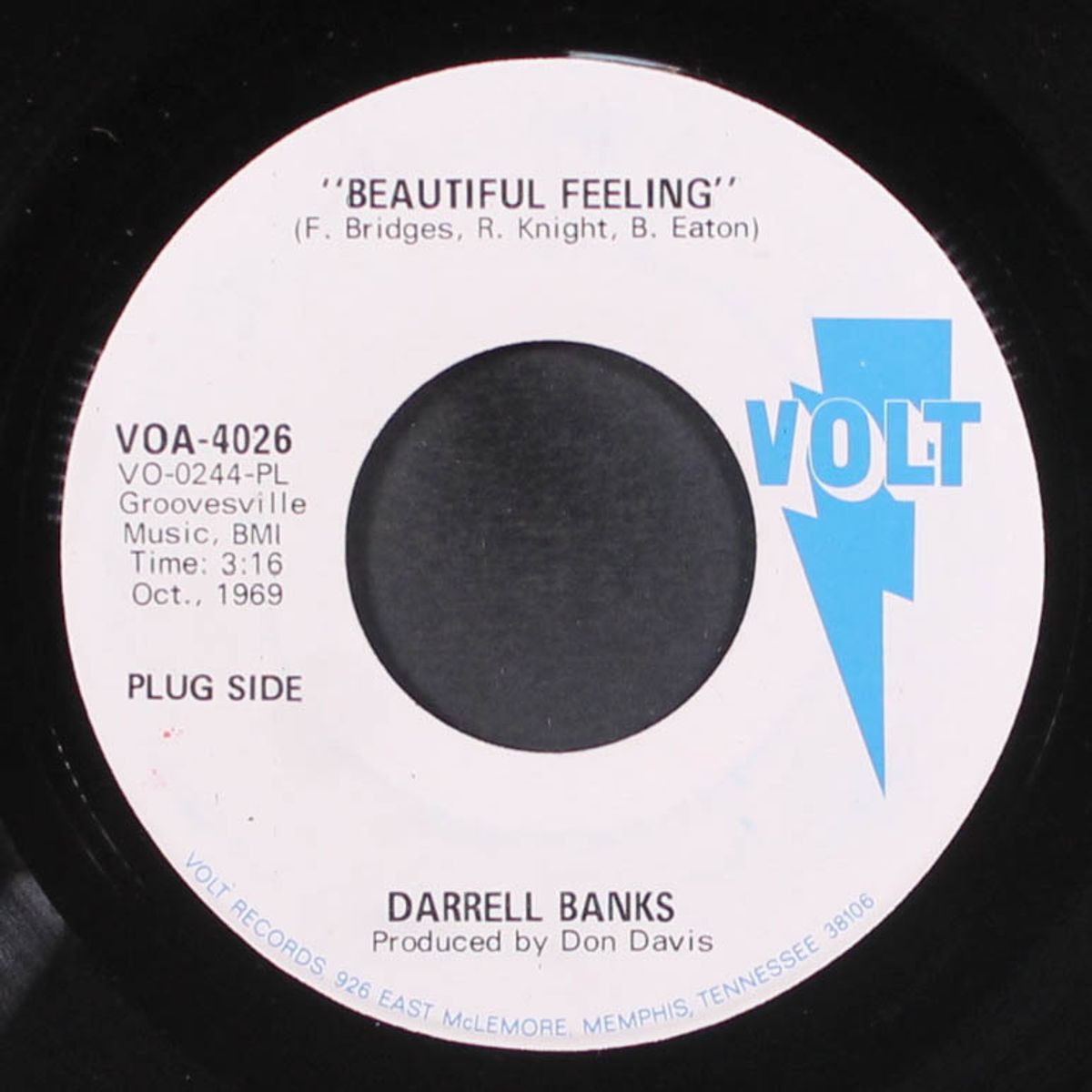 beautiful feeling / no one blinder by DARRELL BANKS