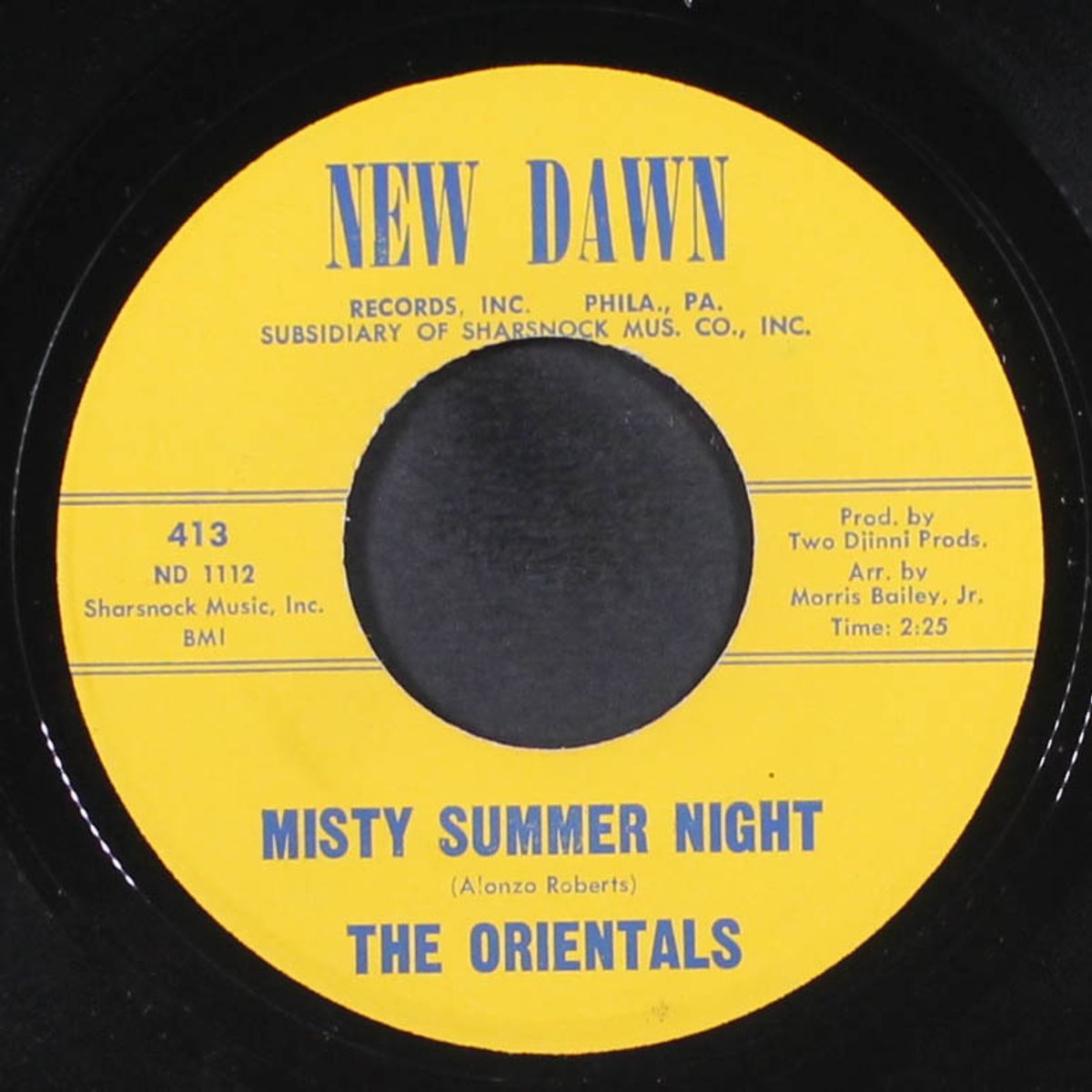soul ain't you thrilled (spine don't you tingle) / misty summer night by ORIENTALS