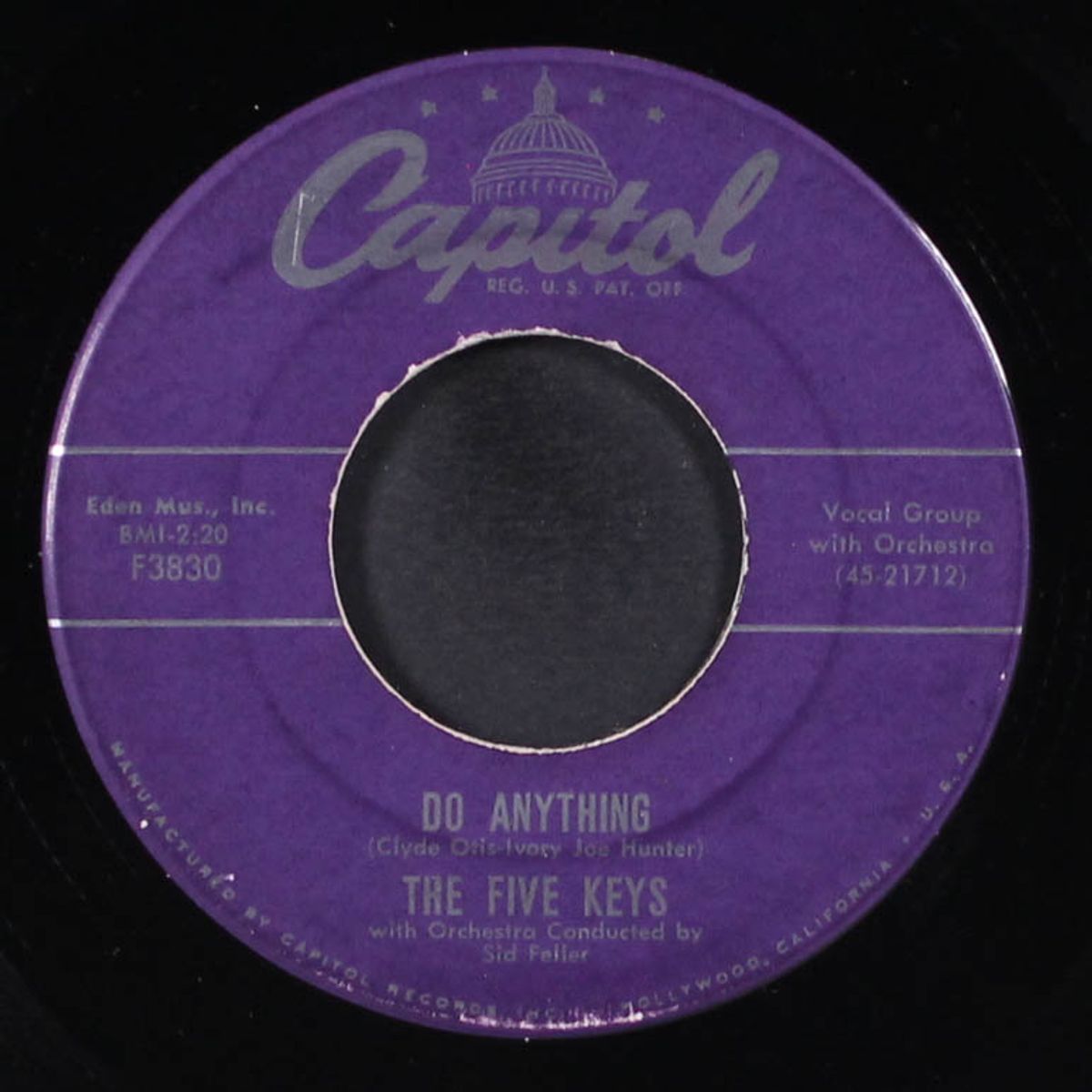 it's a crying shame / do anything by FIVE KEYS