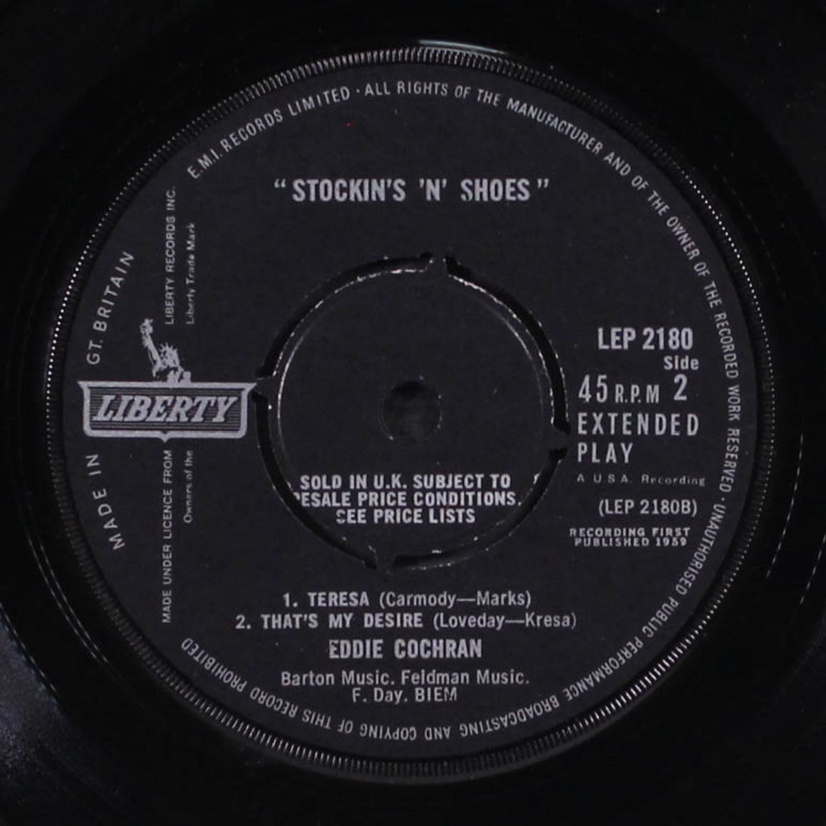 stockin's 'n' shoes by EDDIE COCHRAN