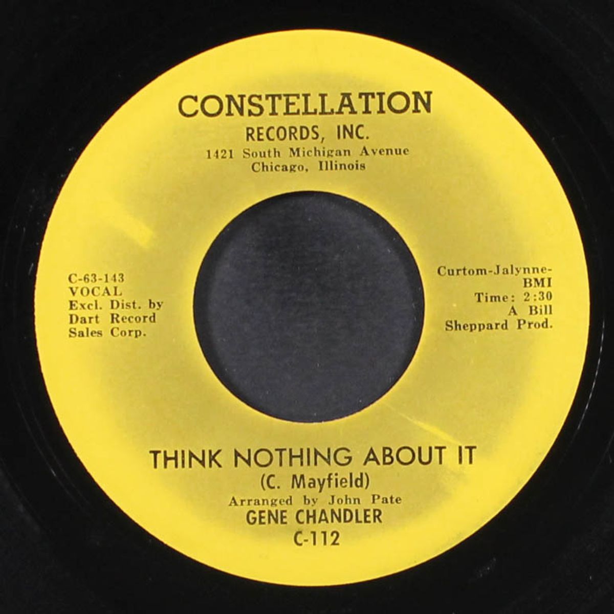 think about it / wish you were here by GENE CHANDLER