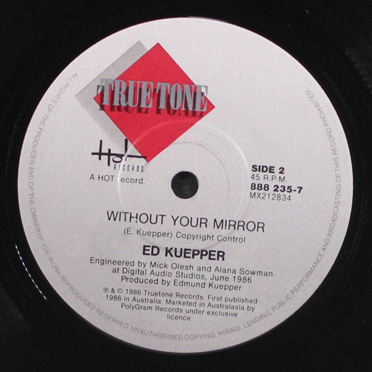 also sprach the king of eurodisco / without your mirror by ED KUEPPER