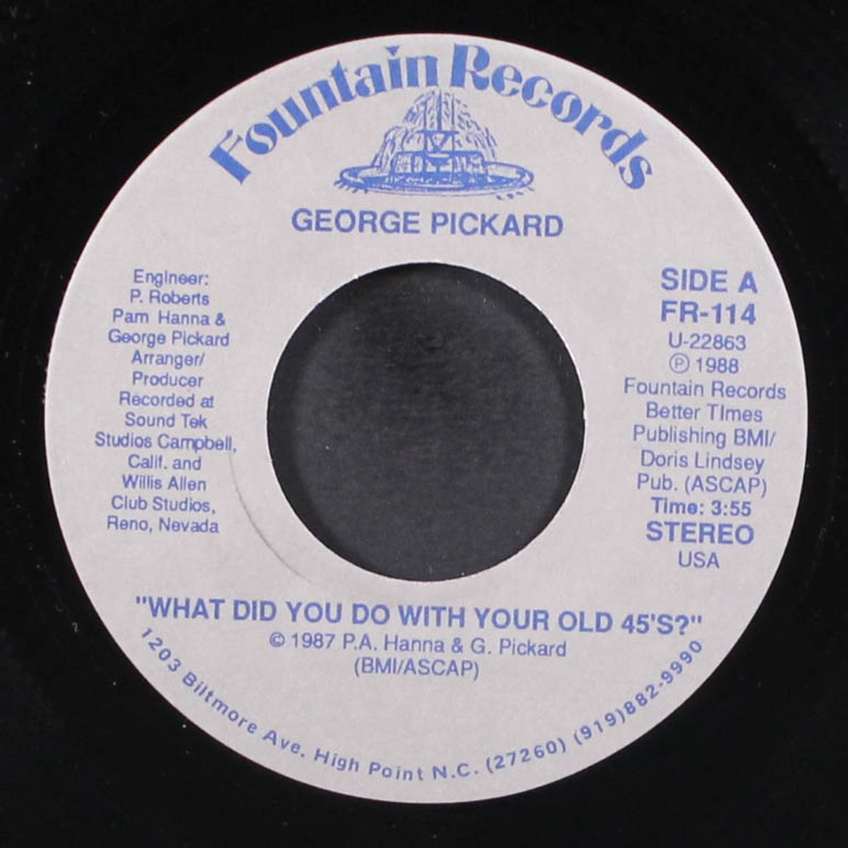 what did you do with your old 45's? by GEORGE PICKARD