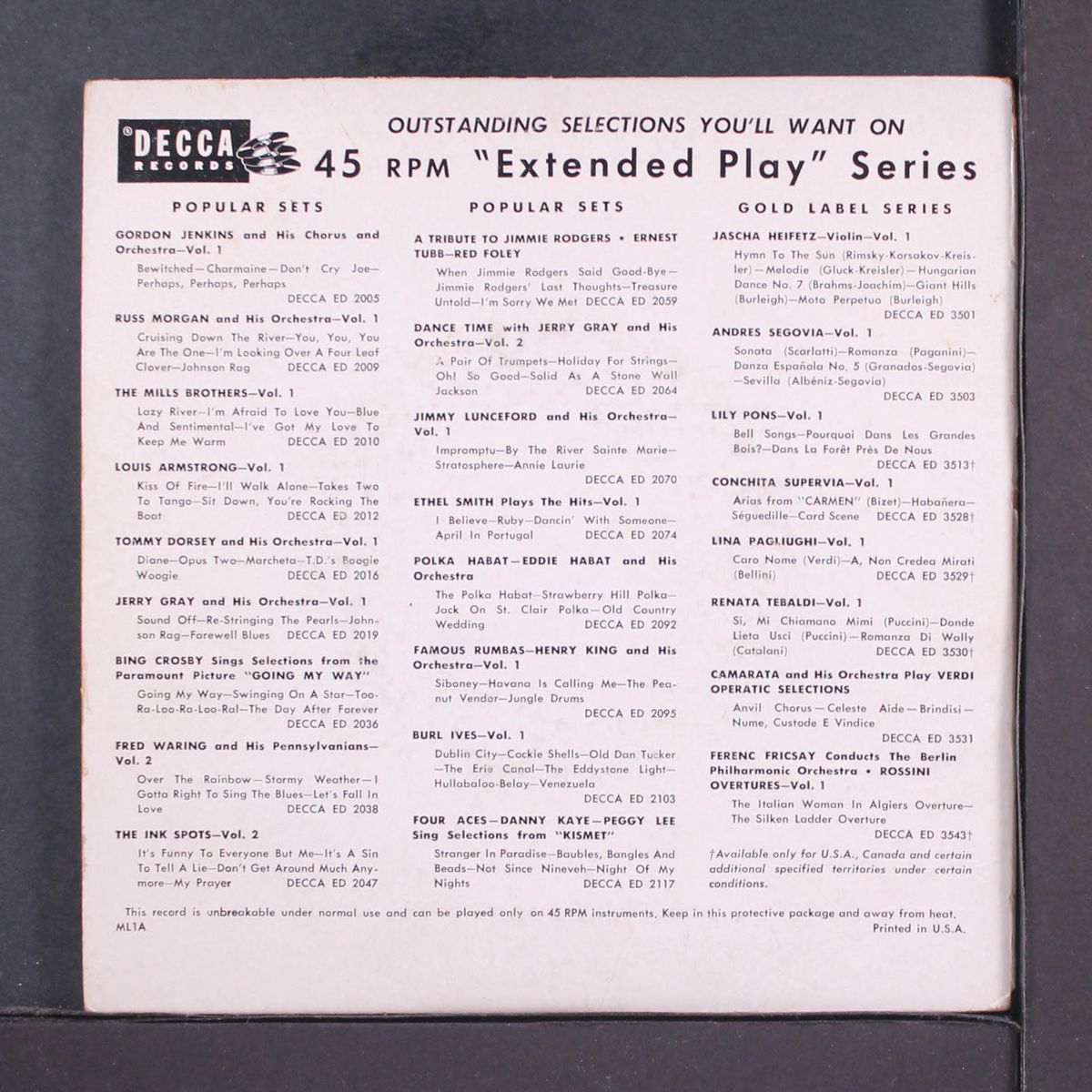 sings by JEFF CHANDLER