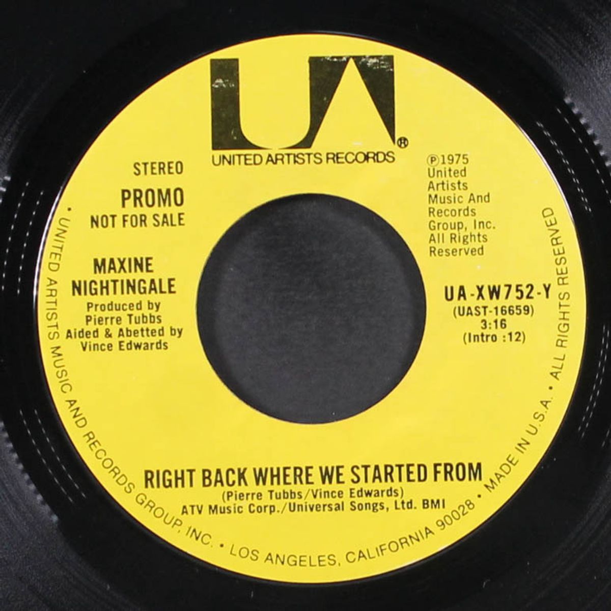 believe in what you do / right back where we started from by MAXINE NIGHTINGALE
