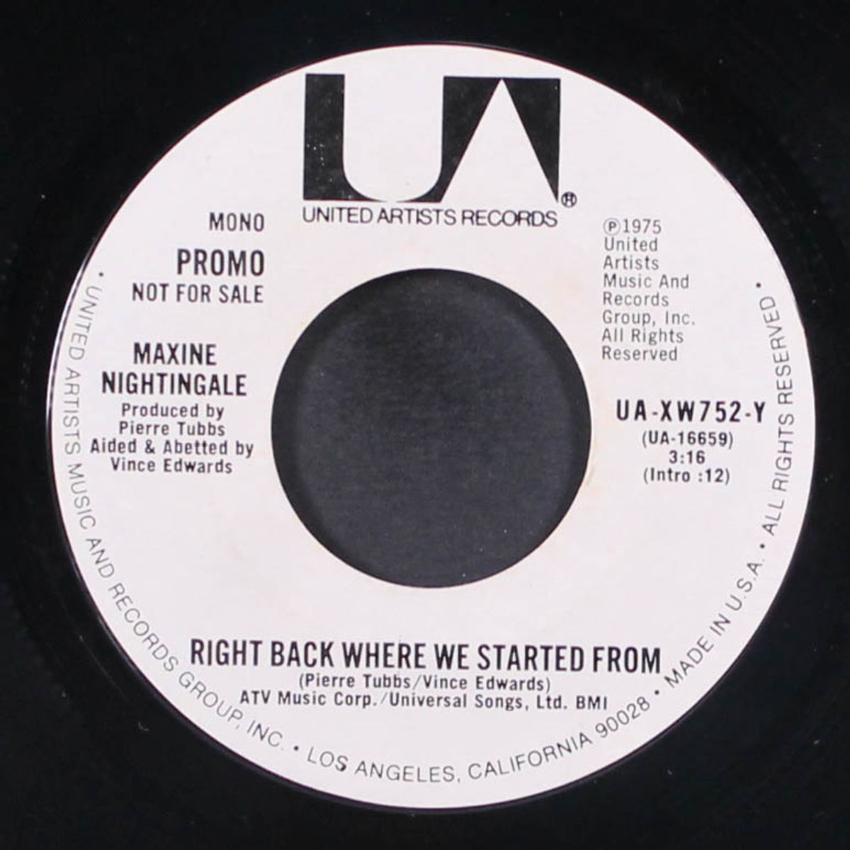 believe in what you do / right back where we started from by MAXINE NIGHTINGALE