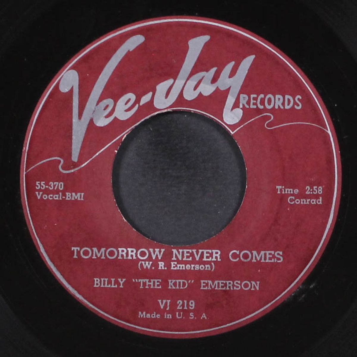 every woman i know / tomorrow never comes by BILLY 'THE KID' EMERSON
