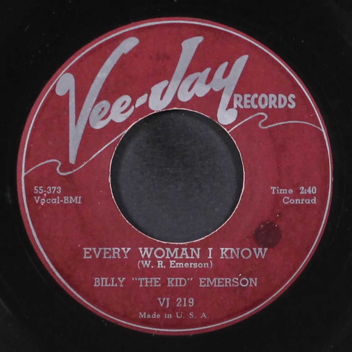 every woman i know / tomorrow never comes by BILLY 'THE KID' EMERSON