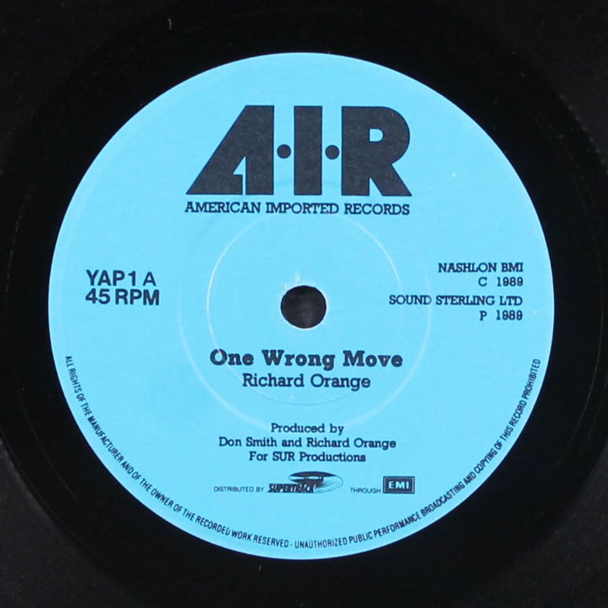 one wrong move by RICHARD ORANGE