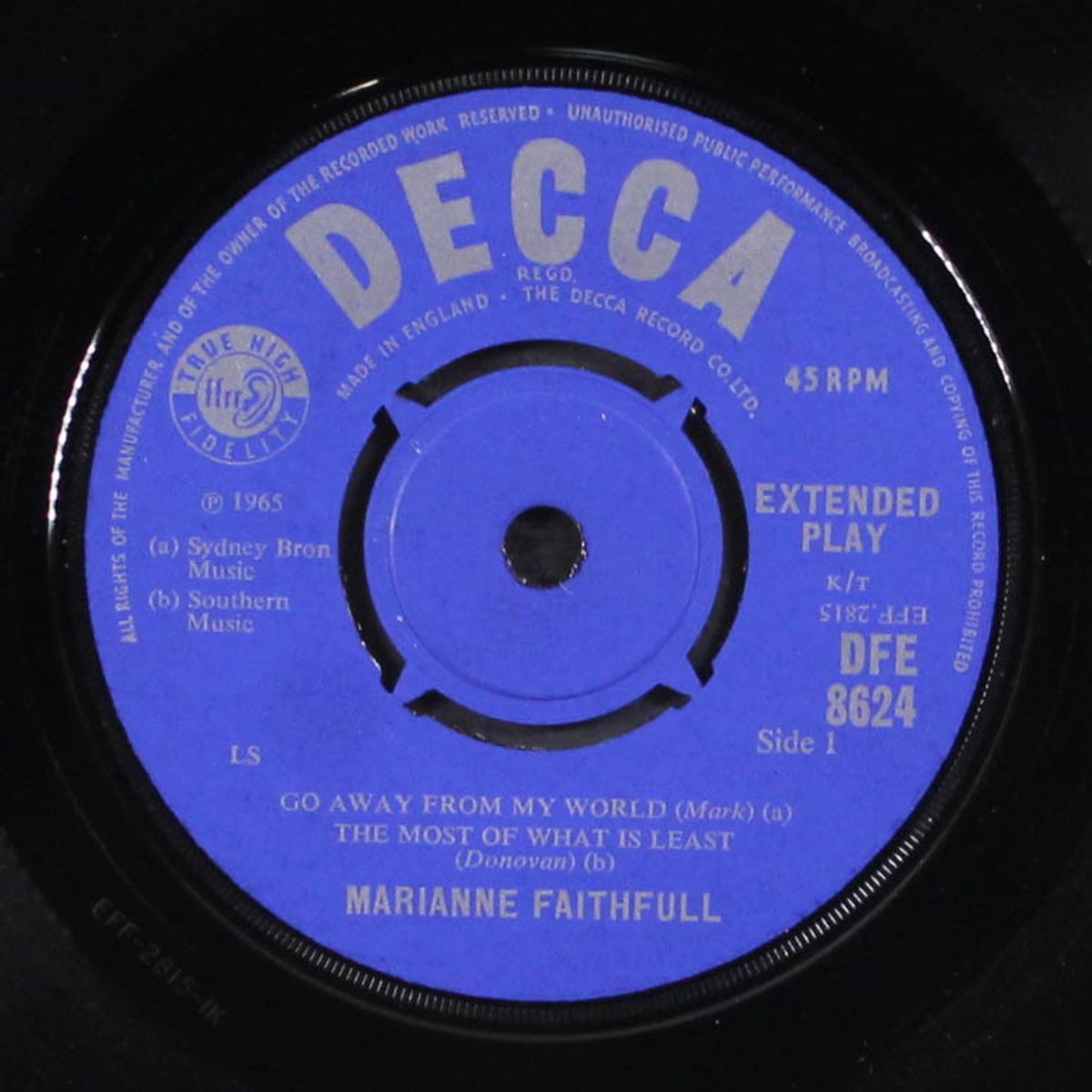 go away from my world by MARIANNE FAITHFULL