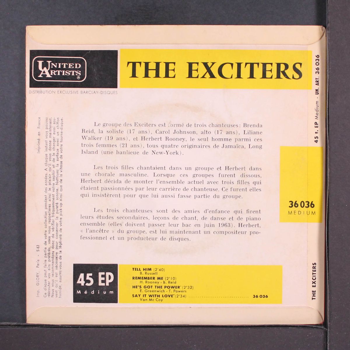tell him by EXCITERS