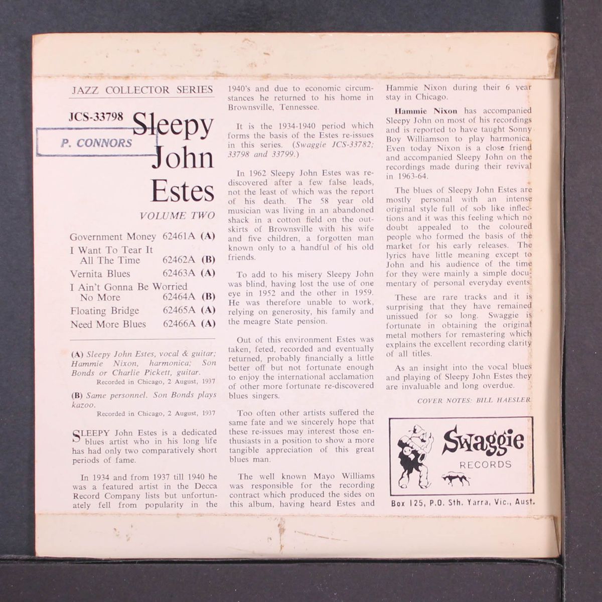 volume two by SLEEPY JOHN ESTES