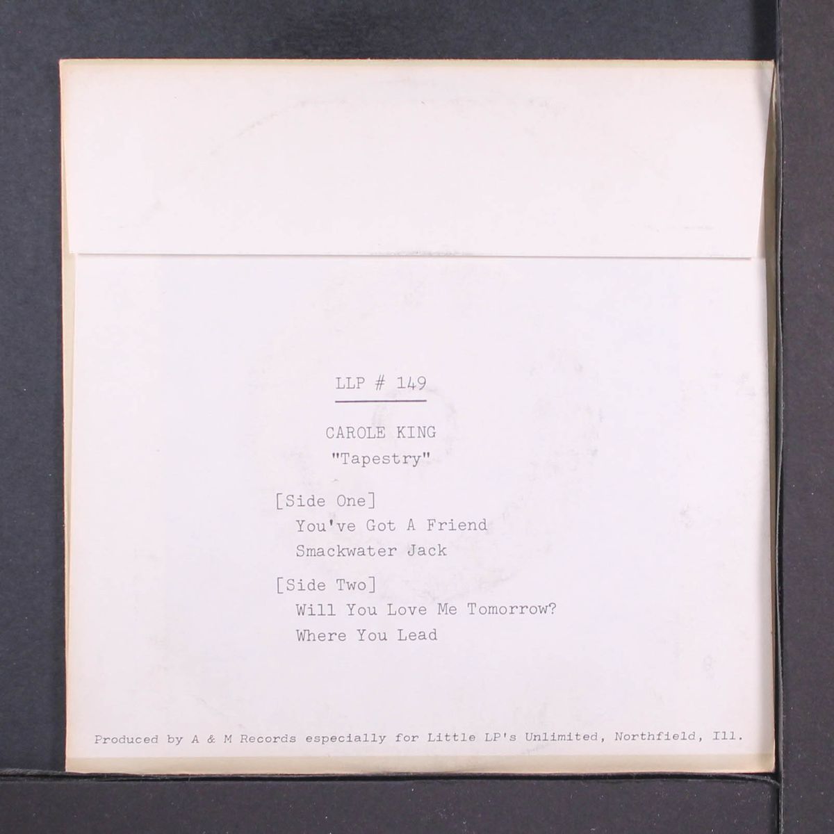 tapestry by CAROLE KING