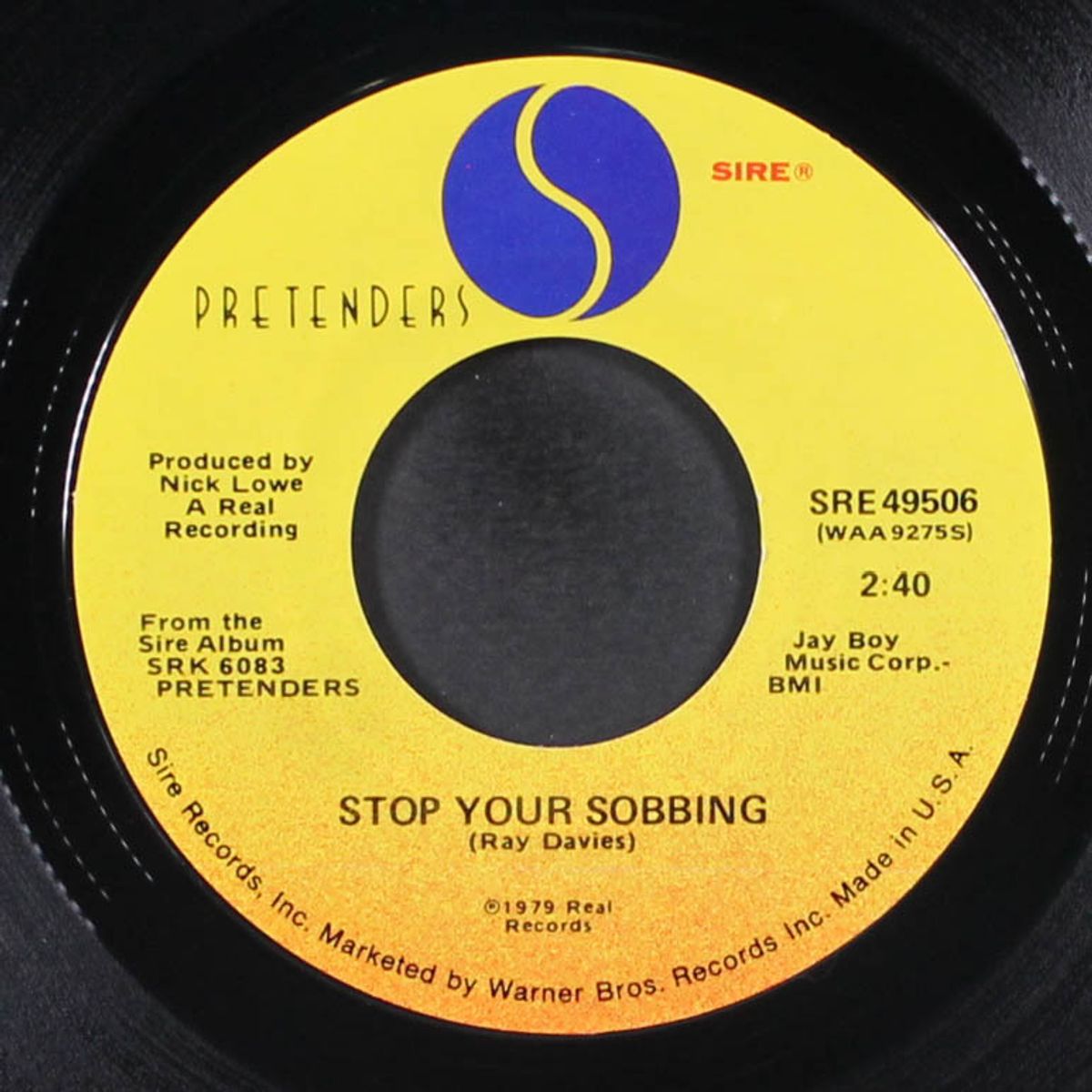 stop your sobbing / the phone call by PRETENDERS