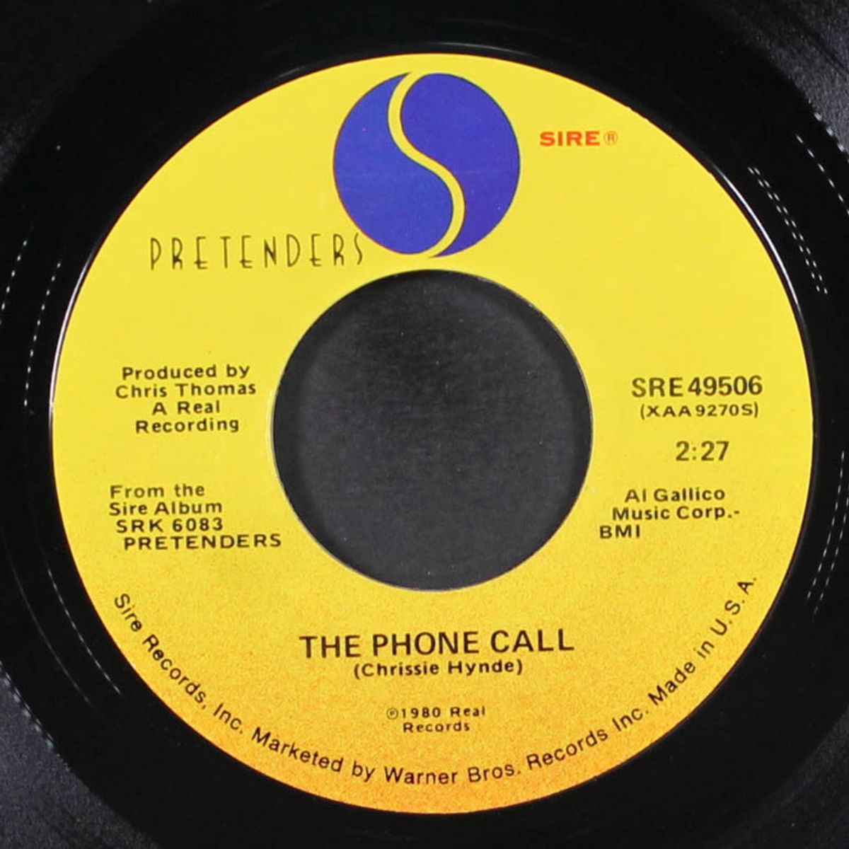 stop your sobbing / the phone call by PRETENDERS