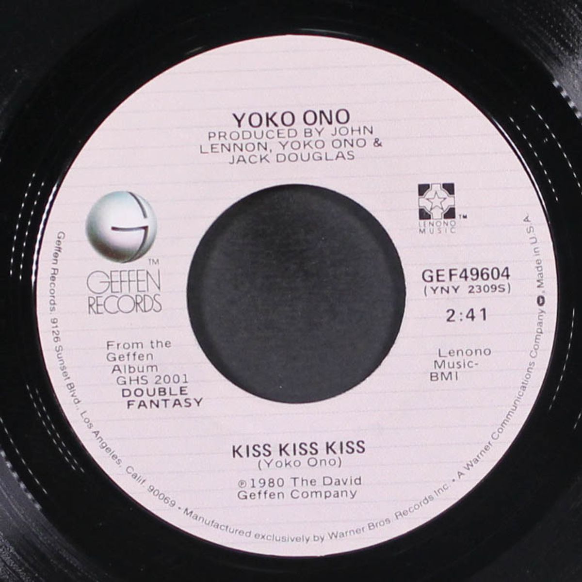 just like starting over / kiss kiss kiss by JOHN LENNON / YOKO ONO