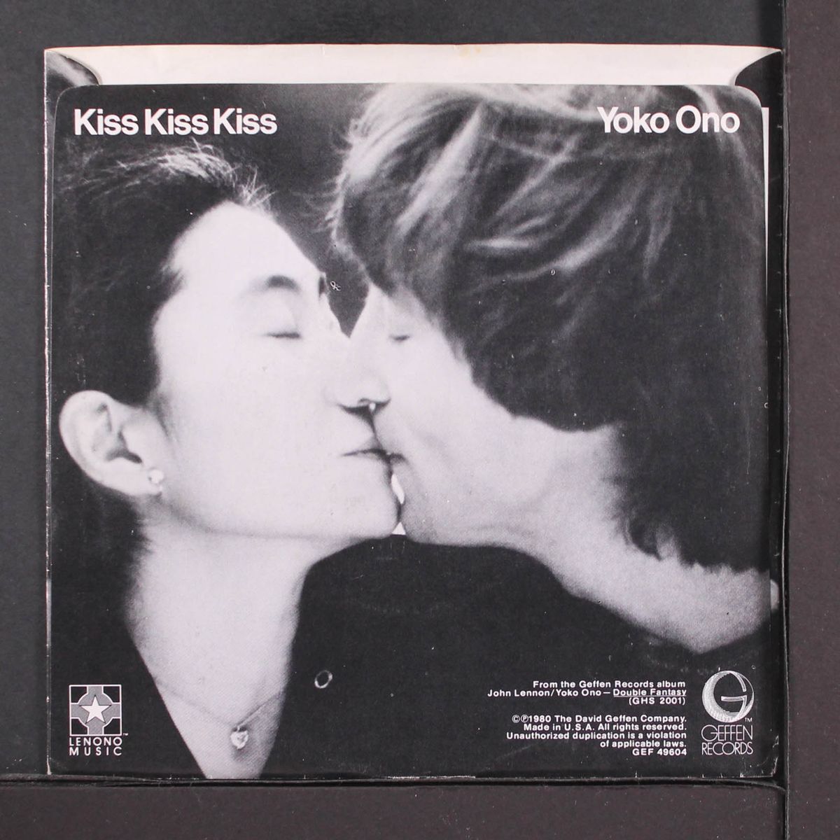 just like starting over / kiss kiss kiss by JOHN LENNON / YOKO ONO