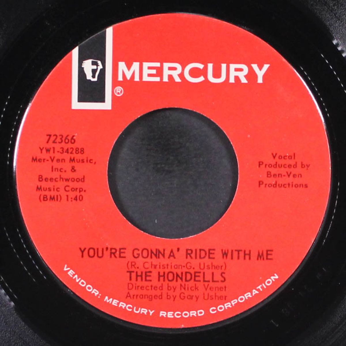 my buddy seat / you're gonna ride with me by HONDELLS