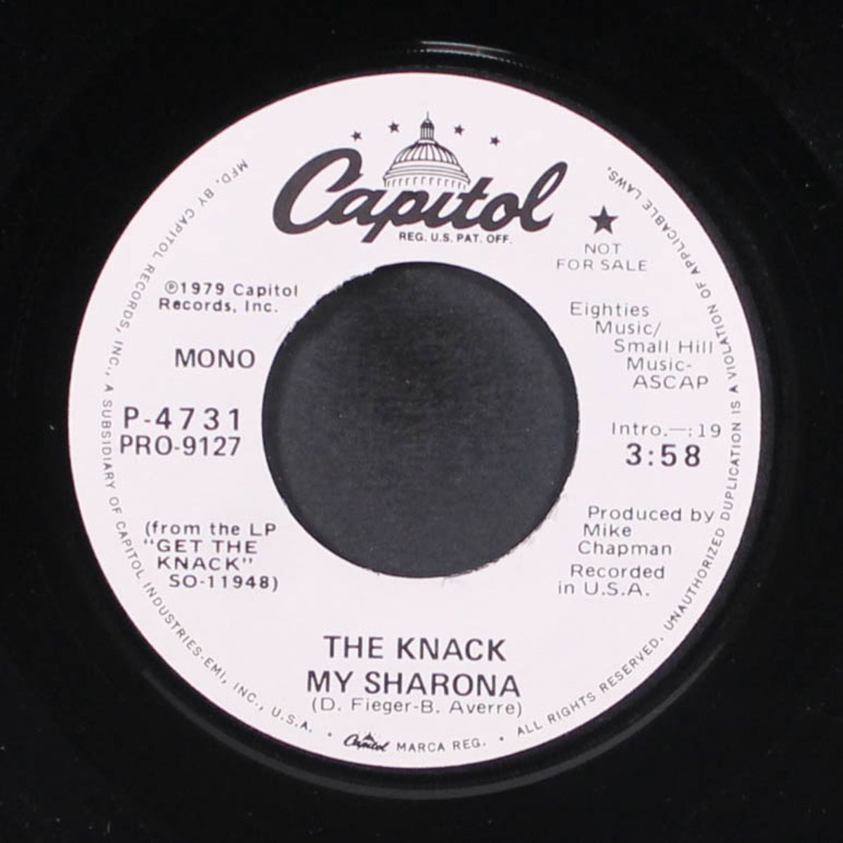 my sharona by KNACK