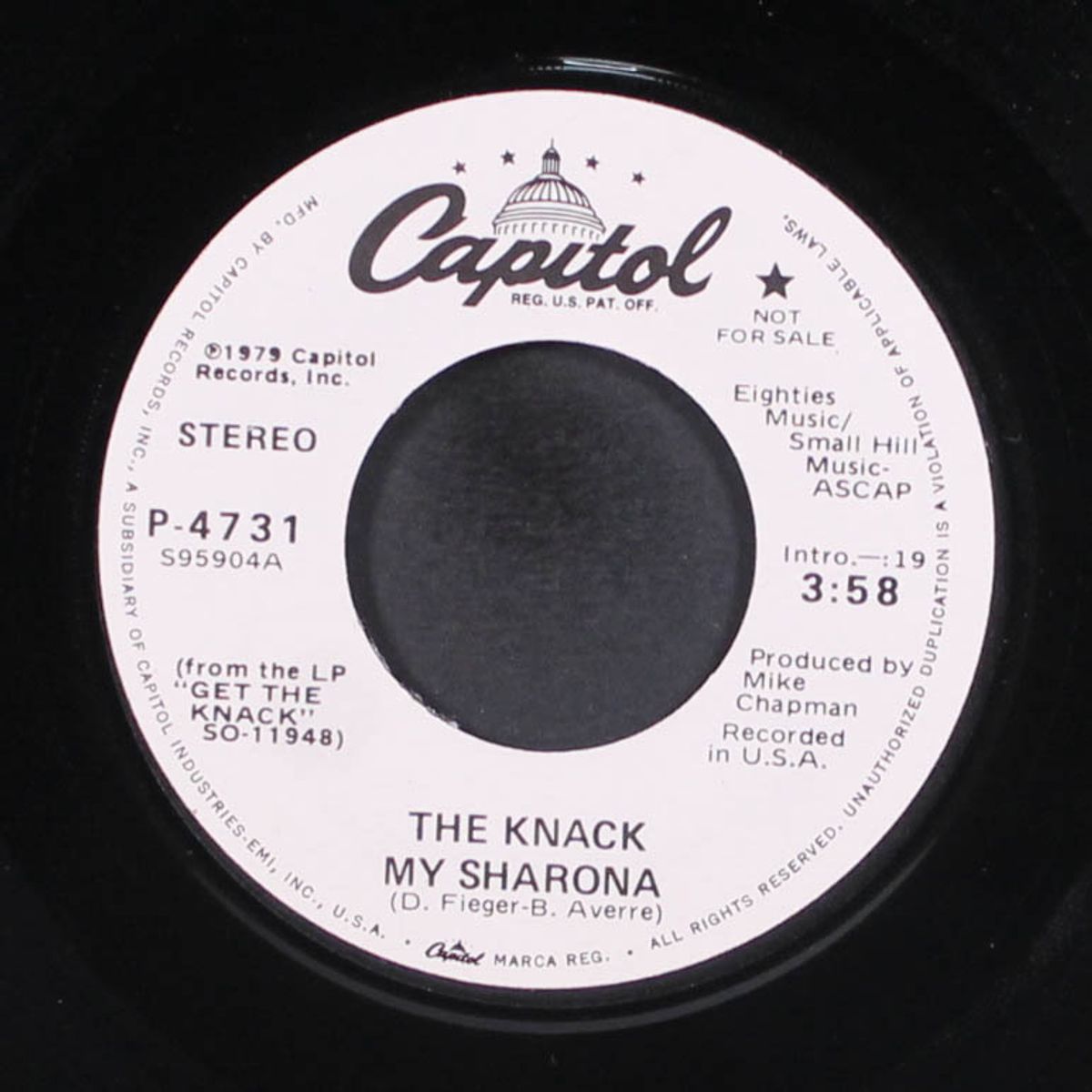 my sharona by KNACK