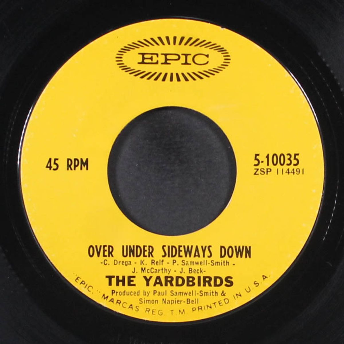 over under sideways down / jeff's boogie by YARDBIRDS