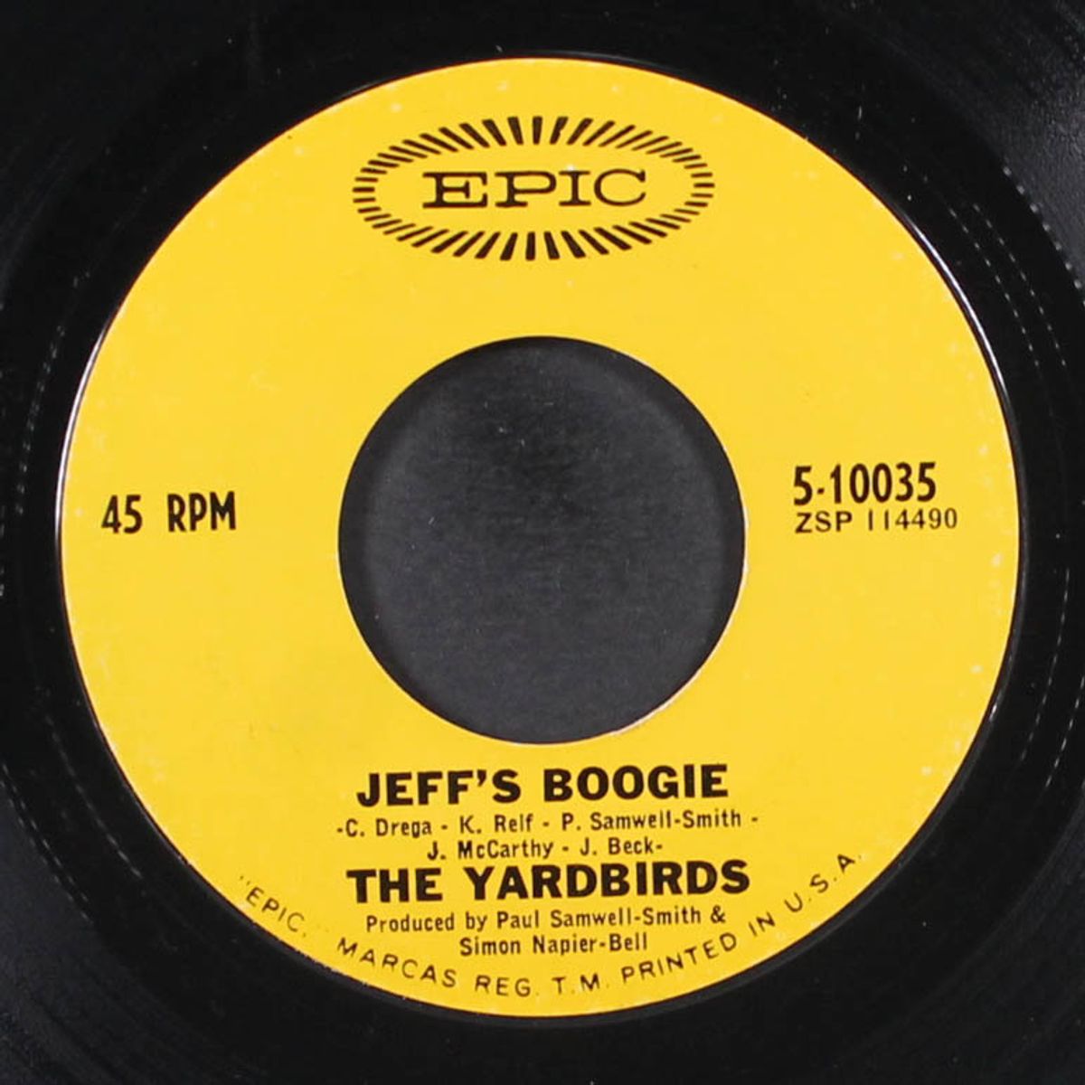 over under sideways down / jeff's boogie by YARDBIRDS